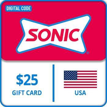 SONICĀ® App Gift Card USA 25 USD