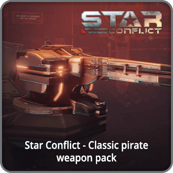 Star Conflict - Classic pirate weapon pack