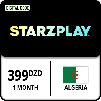 StarzPlay Gift Card Algeria 1 Month 399 DZD