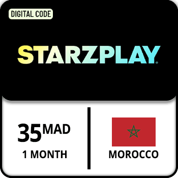 StarzPlay Gift Card Morocco 1 Month 35 MAD