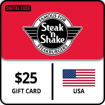 Steak _n Shake Gift Card USA 25 USD