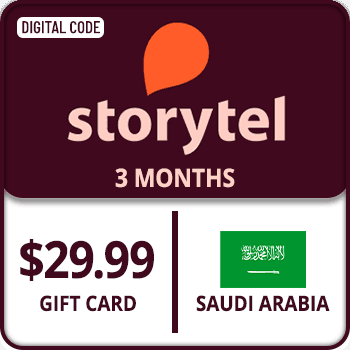 Storytel KSA 3 MONTHS 29.99 USD