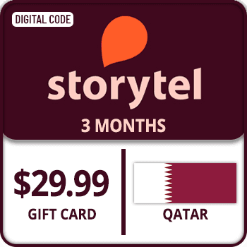 Storytel QATAR 3 MONTHS 29.99 USD