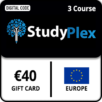 Study Plex Gift Card EUROPE 3 Course 40 EUR