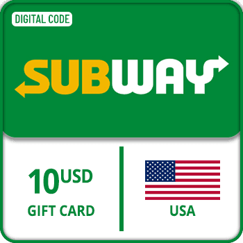 Subway Gift Card USA $10