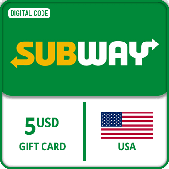 Subway Gift Card USA $5