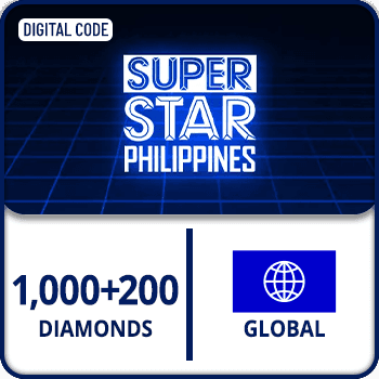 Superstar Philippines Diamonds 1000+200 Gift Card Global