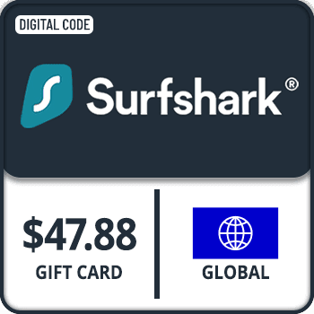 Surfshark VPN Gift Card GLOBAL 47.88 USD