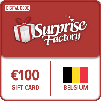 SurpriseFactory Gift Card Belgium 100 EUR