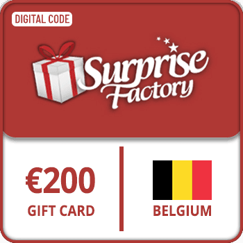 SurpriseFactory Gift Card Belgium 200 EUR