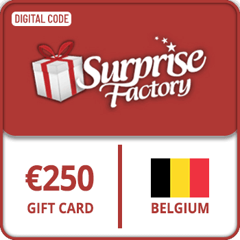 SurpriseFactory Gift Card Belgium 250 EUR