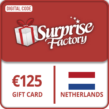 SurpriseFactory Gift Card Netherlands 125 EUR