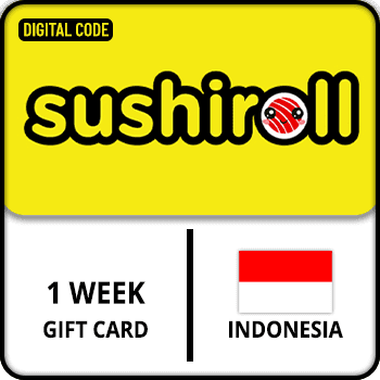 Sushiroll Gift Card INDONESIA 1 WEEK