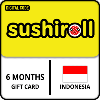 Sushiroll Gift Card INDONESIA 6 Months