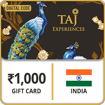Taj Hotels Gift Card INDIA 1000 INR