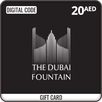 The Dubai Fountain Boardwalk UAE Gift Card 20 AED
