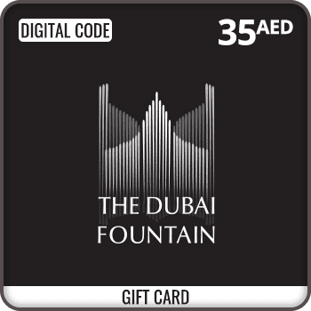 The Dubai Fountain Boardwalk UAE Gift Card 35 AED