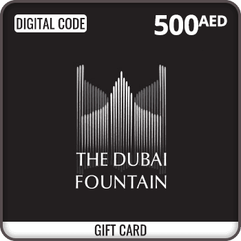 The Dubai Fountain Boardwalk UAE Gift Card 500 AED