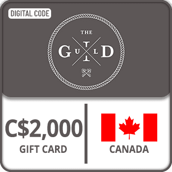 The Guild Gift Card CANADA 2000 CAD