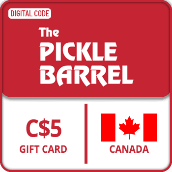 The Pickle Barrel Gift Card CANADA 5 CAD