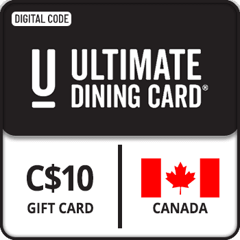 The Ultimate Dining Gift Card CANADA 10 CAD