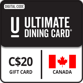 The Ultimate Dining Gift Card CANADA 20 CAD