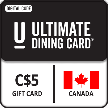 The Ultimate Dining Gift Card CANADA 5 CAD