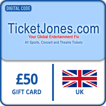 Ticket Jones Gift Card UK 50 GBP