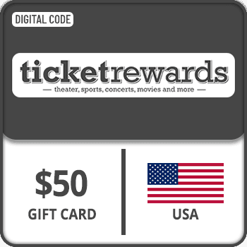 Ticket Rewards Gift Card USA $ 50