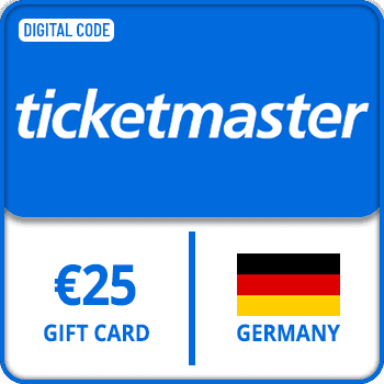 Ticketmaster Gift Card GERMANY EUR 25