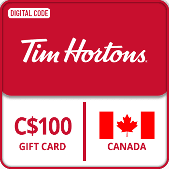 Tim Hortons Gift Card CANADA 100 CAD