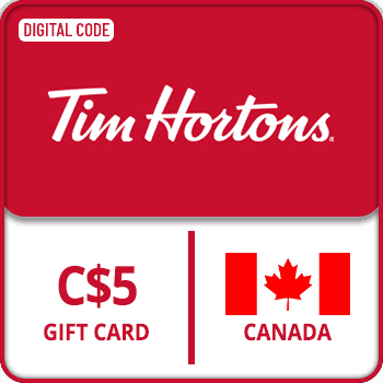 Tim Hortons Gift Card CANADA 5 CAD