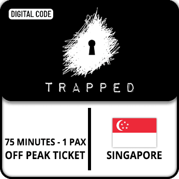 Trapped Escape Room Gift Card SINGAPORE 75 Minutes (1 pax Off-Peak Ticket)