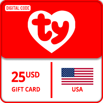 Ty Inc Gift Card USA 25 USD