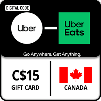 Uber Rides & Eats Gift Card CANADA 15 CAD