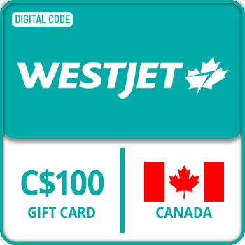 WestJet Gift Card CANADA 100 CAD