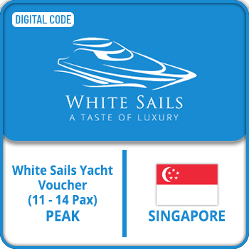White Sails Yacht Gift Card SINGAPORE White Sails Yacht Voucher (11 - 14 Pax) PEAK