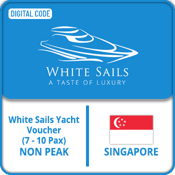 White Sails Yacht Gift Card SINGAPORE White Sails Yacht Voucher (7 - 10 Pax) NON PEAK