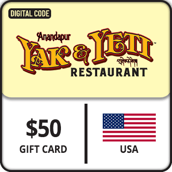 Yak & Yeti Restaurant Gift Card USA 50 USD