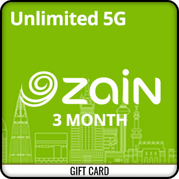 Zain Data 5G Unlimited - 3 Month